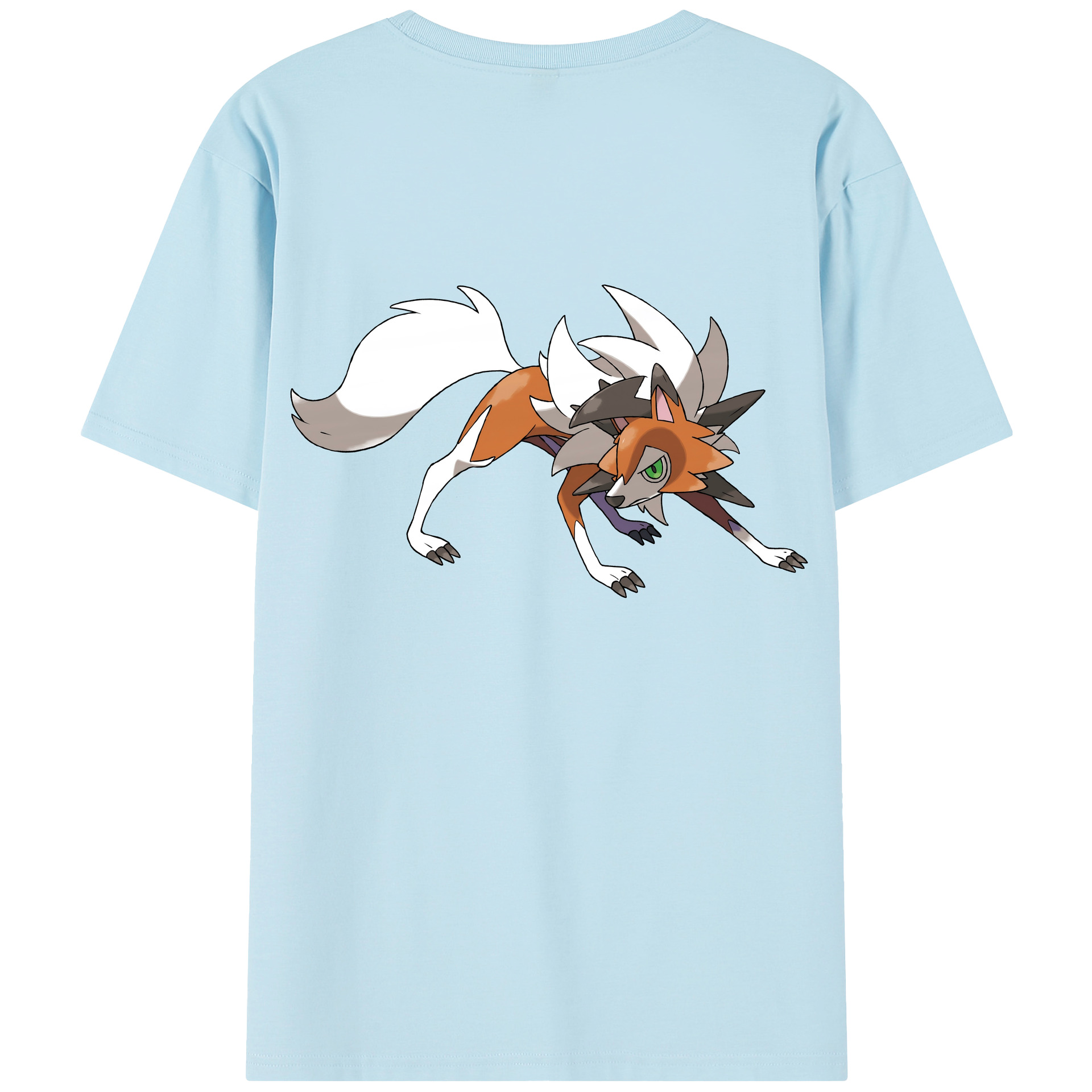 （画像用） ポケットモンスター Pokémon 綿100％半袖Tシャツ（背面プリント）